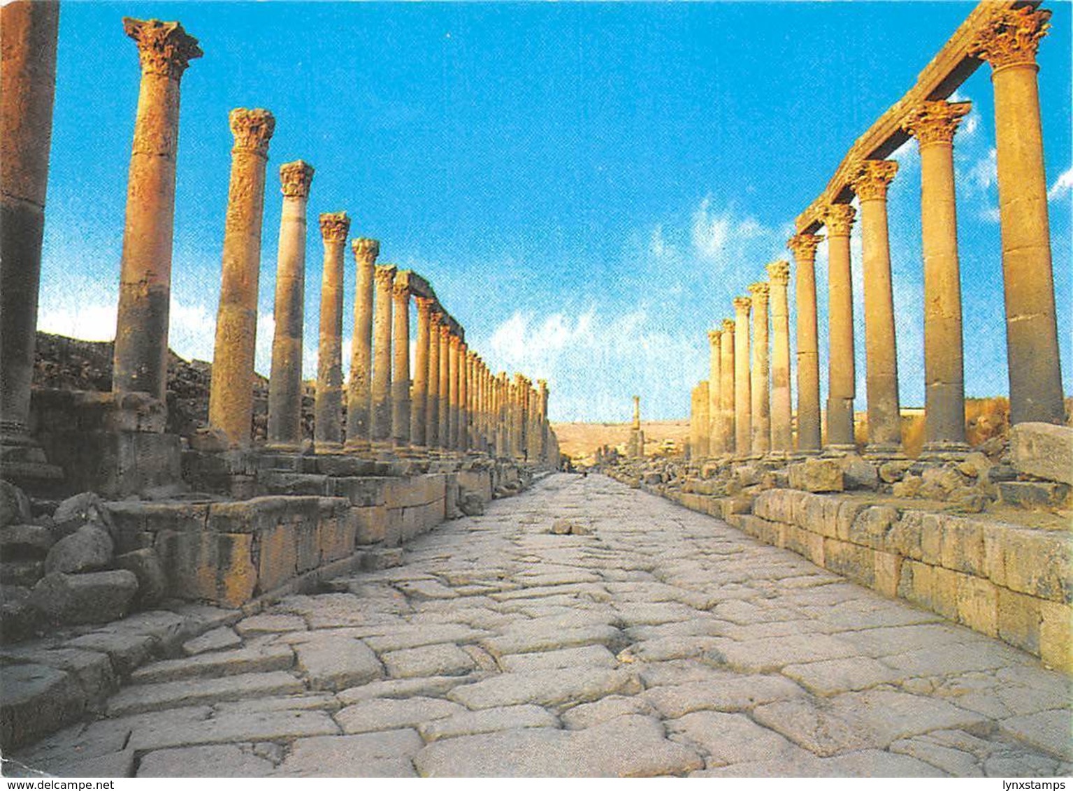 Jordan The "Street Of Pillars" - Jerash - Jordan