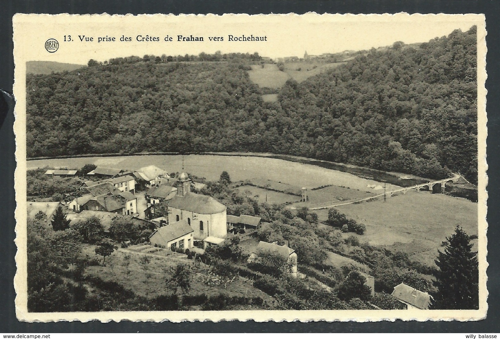 +++ CPA - Vue Prise Des Crêtes De FRAHAN Vers ROCHEHAUT  // - Bouillon