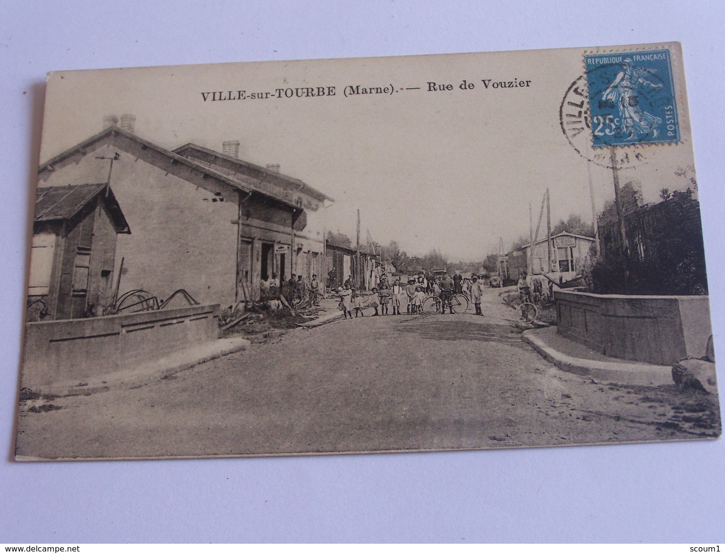 Ville Sur Tourbe -rue De Vouzier - 1927 - Ville-sur-Tourbe