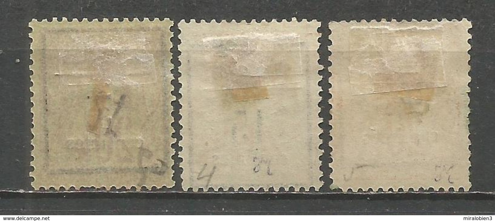 GUADALUPE YVERT NUM. 3/5 SERIE COMPLETA SIN GOMA - Unused Stamps