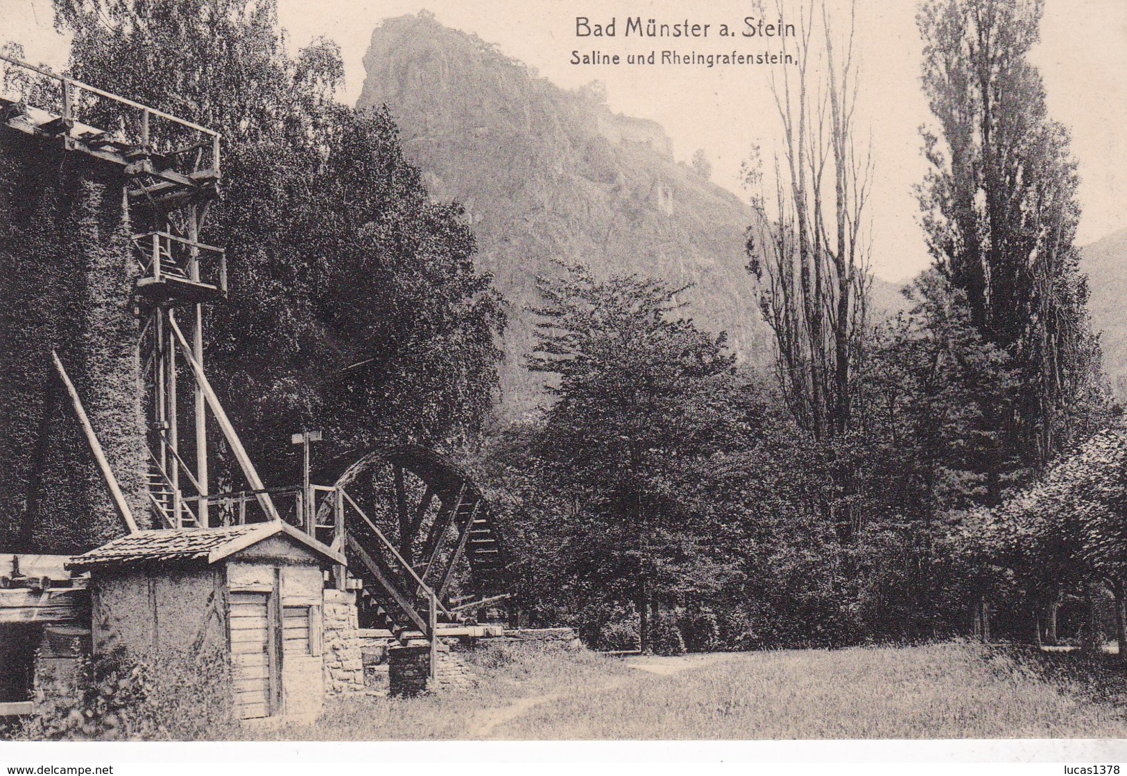 BAD MUNSTER A . STEIN / SALINE UND RHEINGRAFENSTEIN - Bad Münster A. Stein - Ebernburg