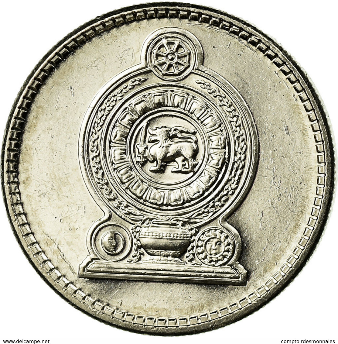 Monnaie, Sri Lanka, 50 Cents, 2002, TTB, Nickel Plated Steel, KM:135.2a - Sri Lanka