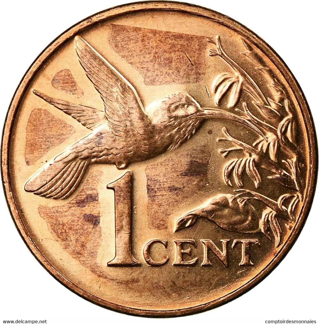 Monnaie, TRINIDAD & TOBAGO, Cent, 2007, Franklin Mint, SUP, Bronze, KM:29 - Trinidad & Tobago