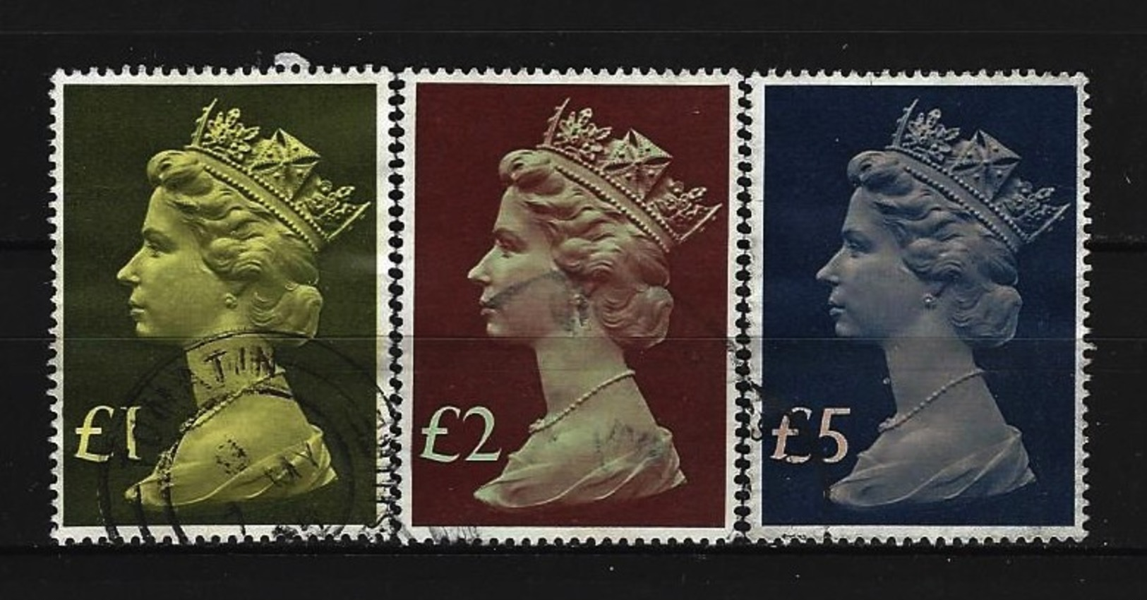 GROSSBRITANNIEN - Mi-Nr. 732 - 734 Freimarken: Königin Elizabeth II Gestempelt - Gebraucht