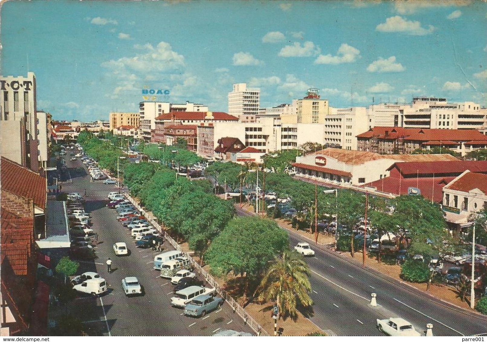 Kenya 1971 Nairobi Ostrich Viewcard - Straussen- Und Laufvögel