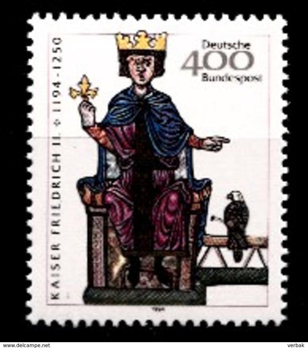 Allemagne 1994  Mi.:nr.1738 Geburtstag Von Kaiser Friedrich II  Neuf Sans Charniere / Mnh / Postfris - Neufs