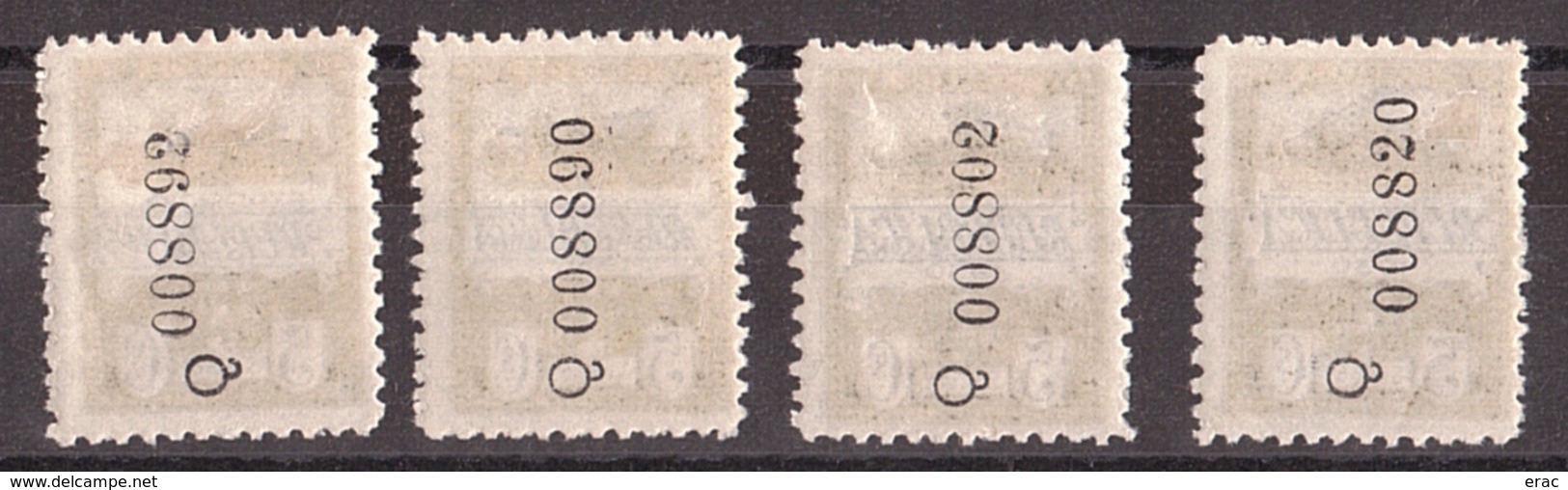 Barcelone - 1931 - N° 13 + 13a + 13b + 13c - Neufs * (tc) - 4 Surcharges Bleues Différentes - Barcelone