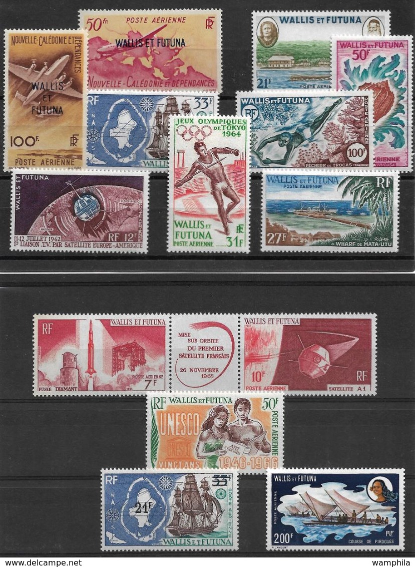 Wallis & Futuna Un Lot De Poste Aérienne ** Cote YT 176,30€ - Unused Stamps