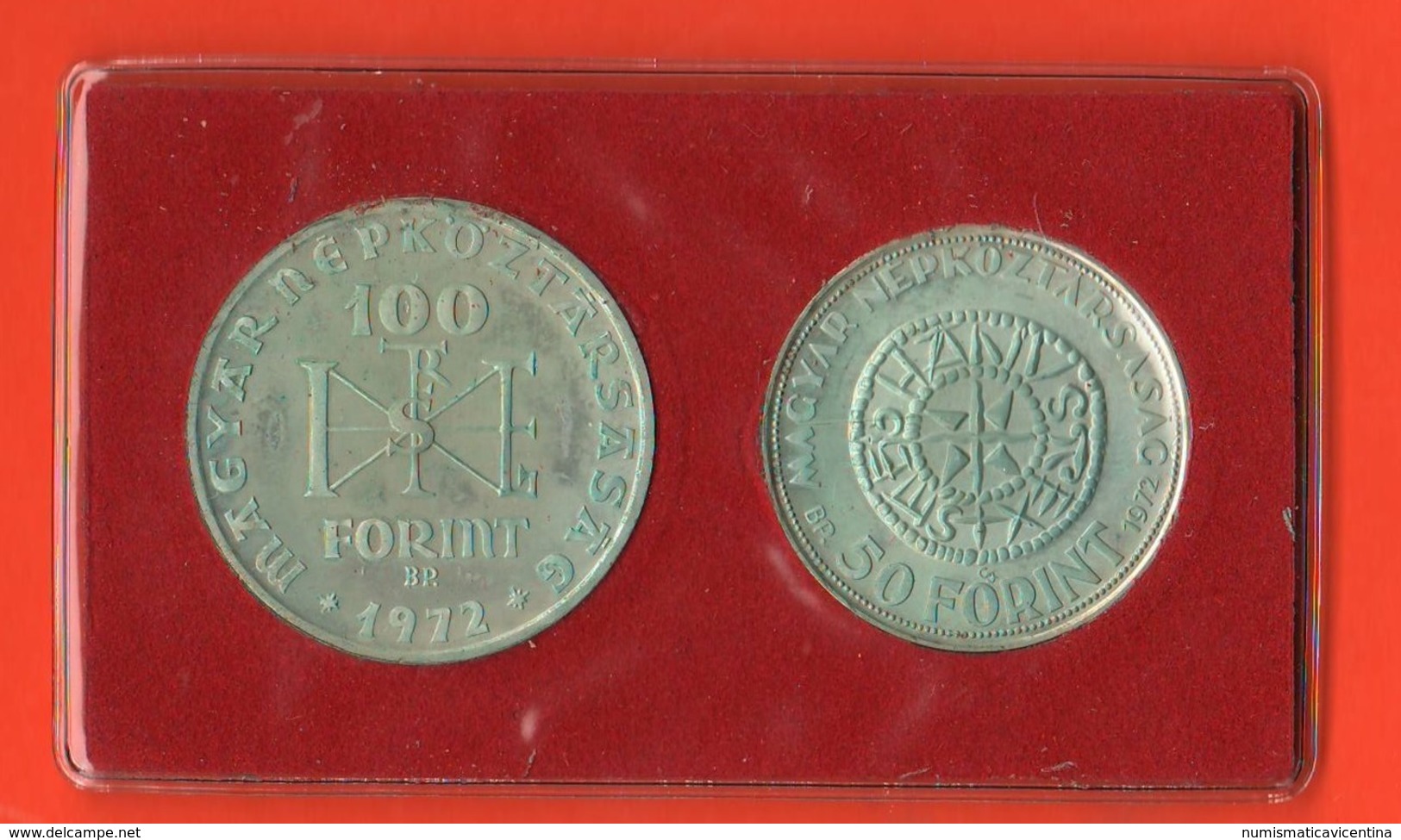 Ungheria Hungary Hongrie 50 + 100 Forint St. Stephen + Box - Ungheria