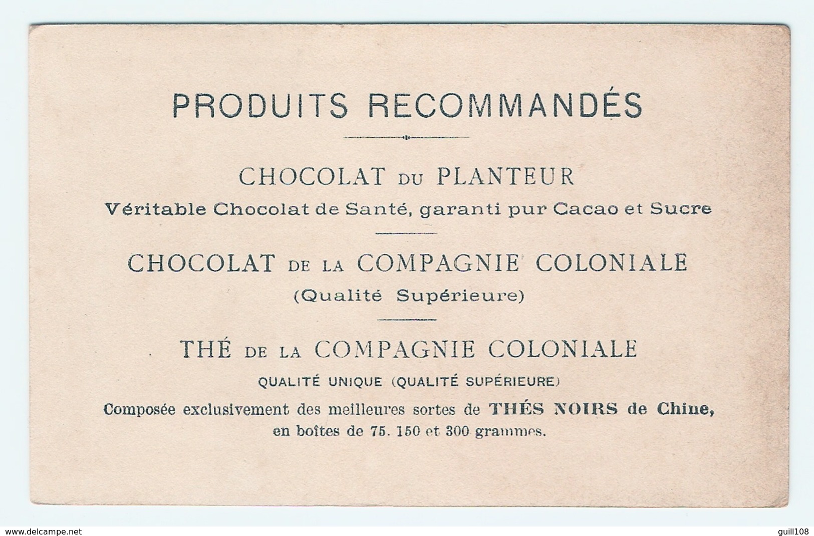 Chromo Chocolat Du Planteur Jouets Modernes Chèvre Mouton Toilette Comme Poupée Fille Vintage Victorian Trade Card A3-17 - Sonstige & Ohne Zuordnung