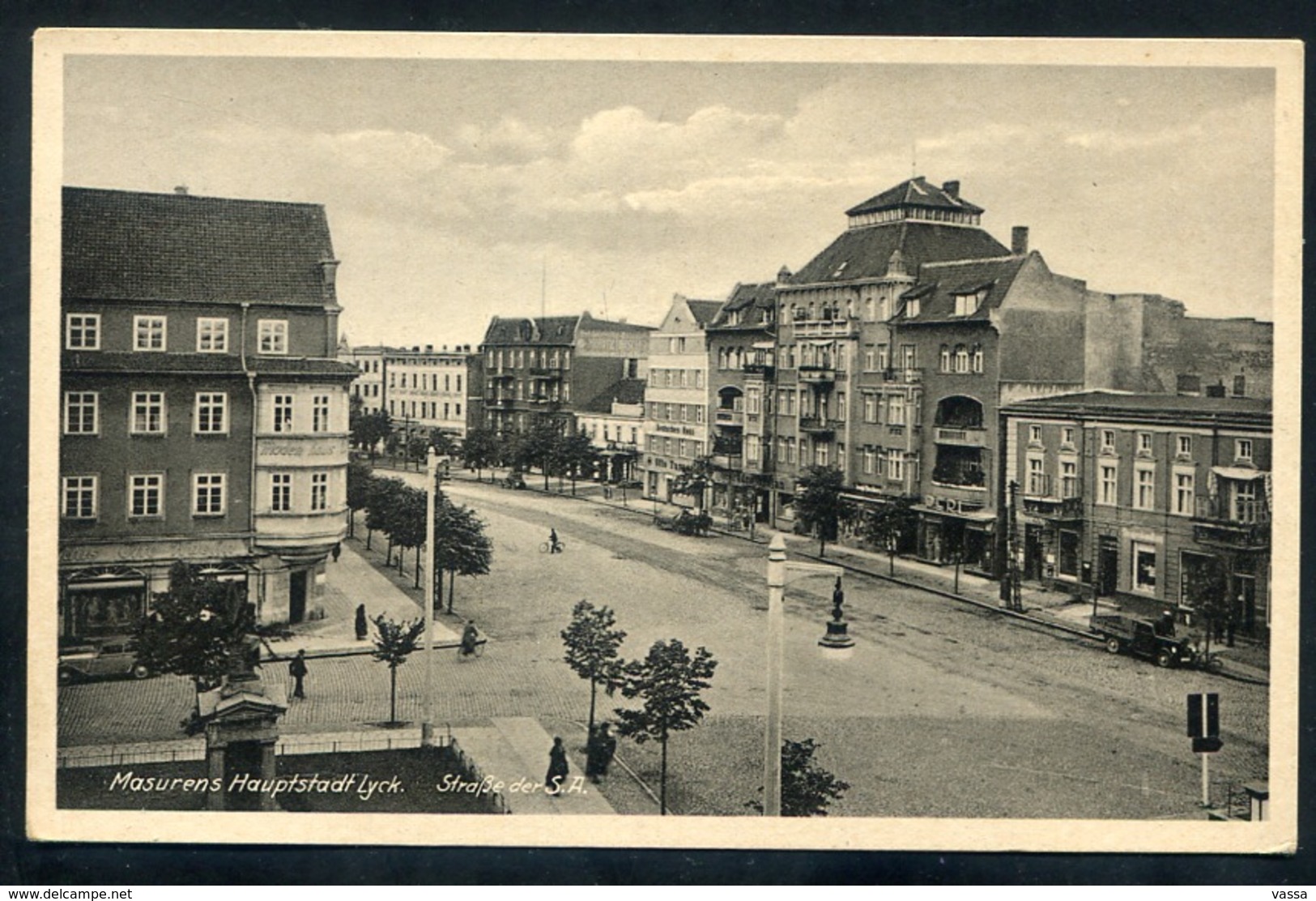 1941 - LYCK ( Ełk ) - Hauptstadt - Strabe Der S.A. - MASURENS . Germany , Polen. Poland - Pologne