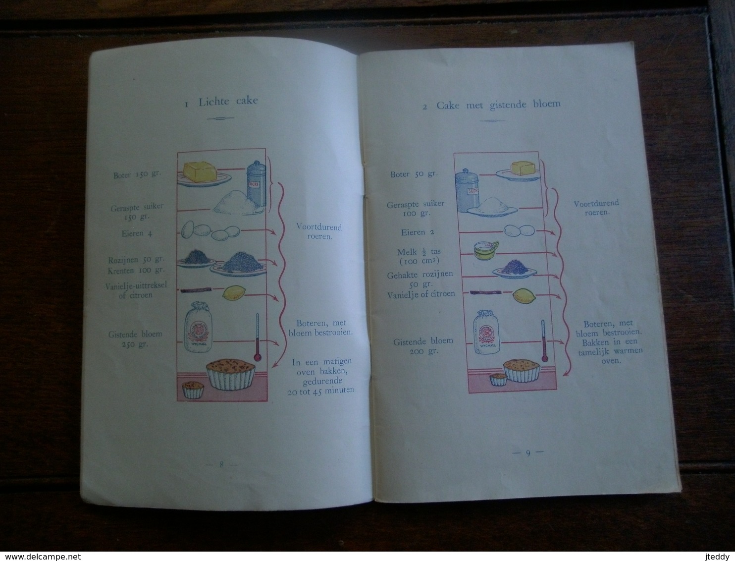 Oud Boek 40 RECEPTEN  VOOR  PASTEIGEBAK  Rond 1935 REMY   WYGMAEL - Recettes (cuisine)