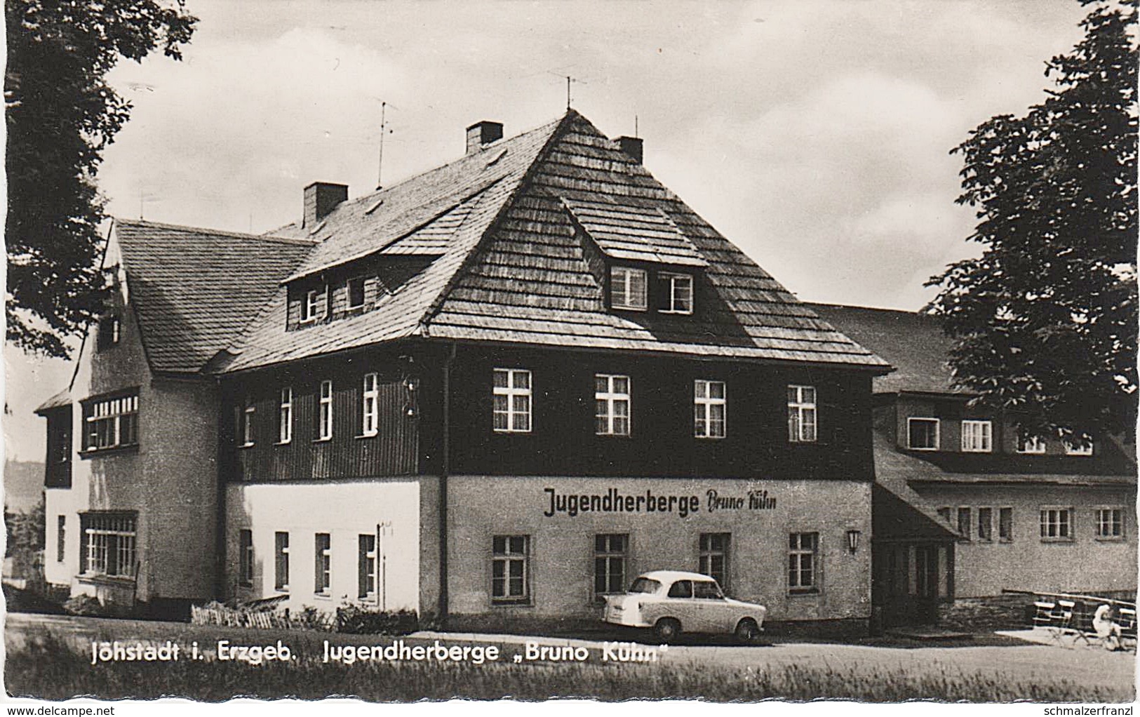 AK Jöhstadt Jugendherberge Schullandheim Bruno Kühn Annaberger Straße A Grumbach Brettmühle Königswalde Erzgebirge DDR - Jöhstadt