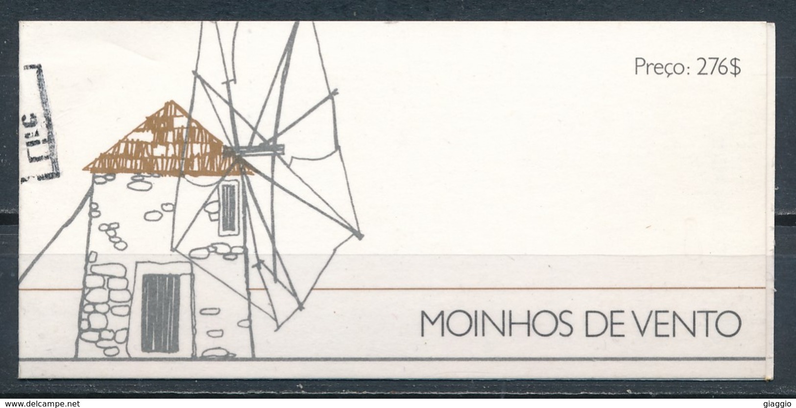 °°° PORTUGAL - BOOKLET MOINHOS DE VENTO 1989 °°° - Carnets