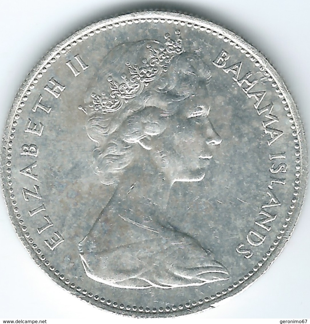 Bahamas - Elizabeth II - 1966 - Dollar - KM8 - Bahamas