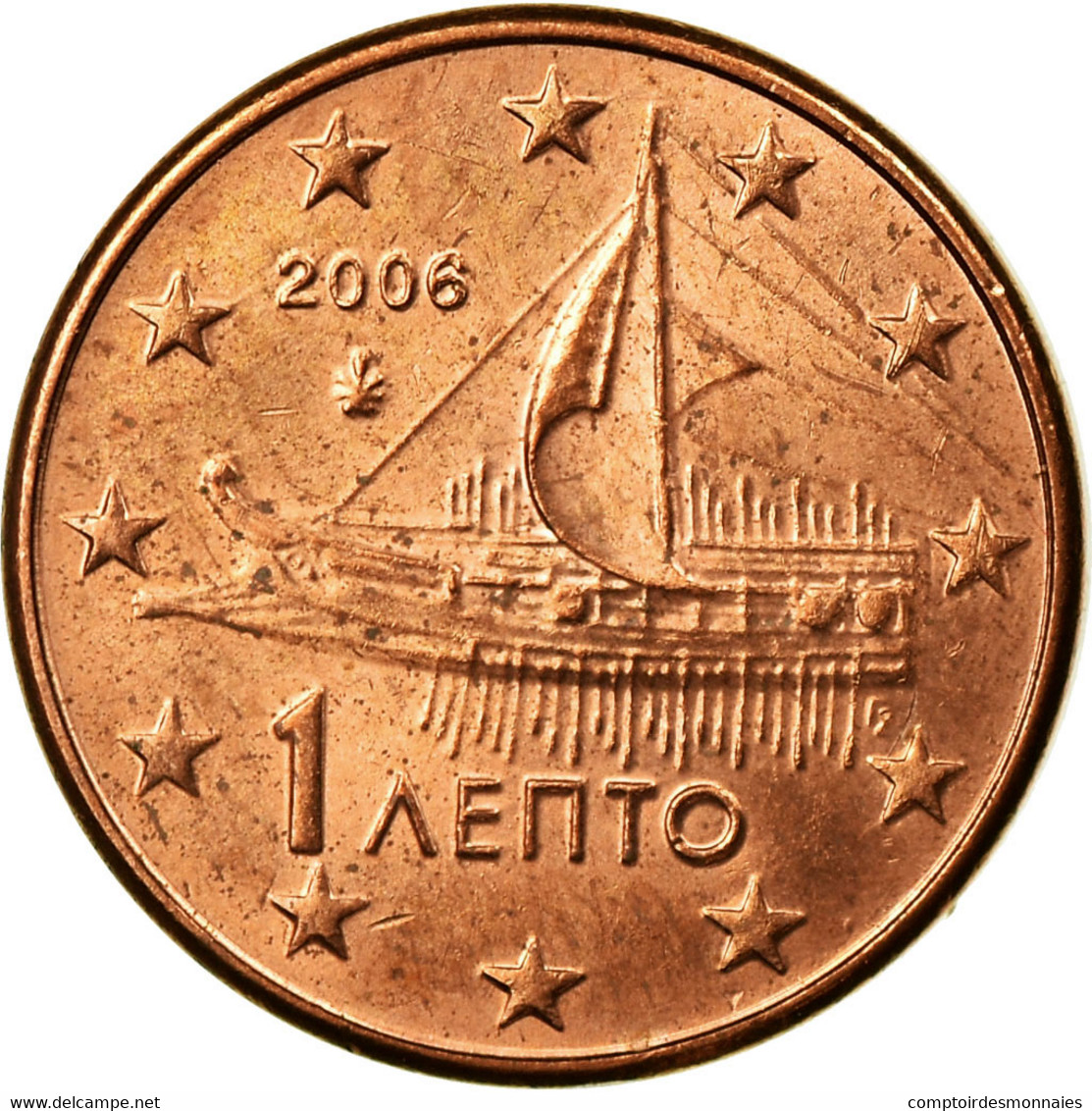 Grèce, Euro Cent, 2006, TTB, Copper Plated Steel, KM:181 - Grèce