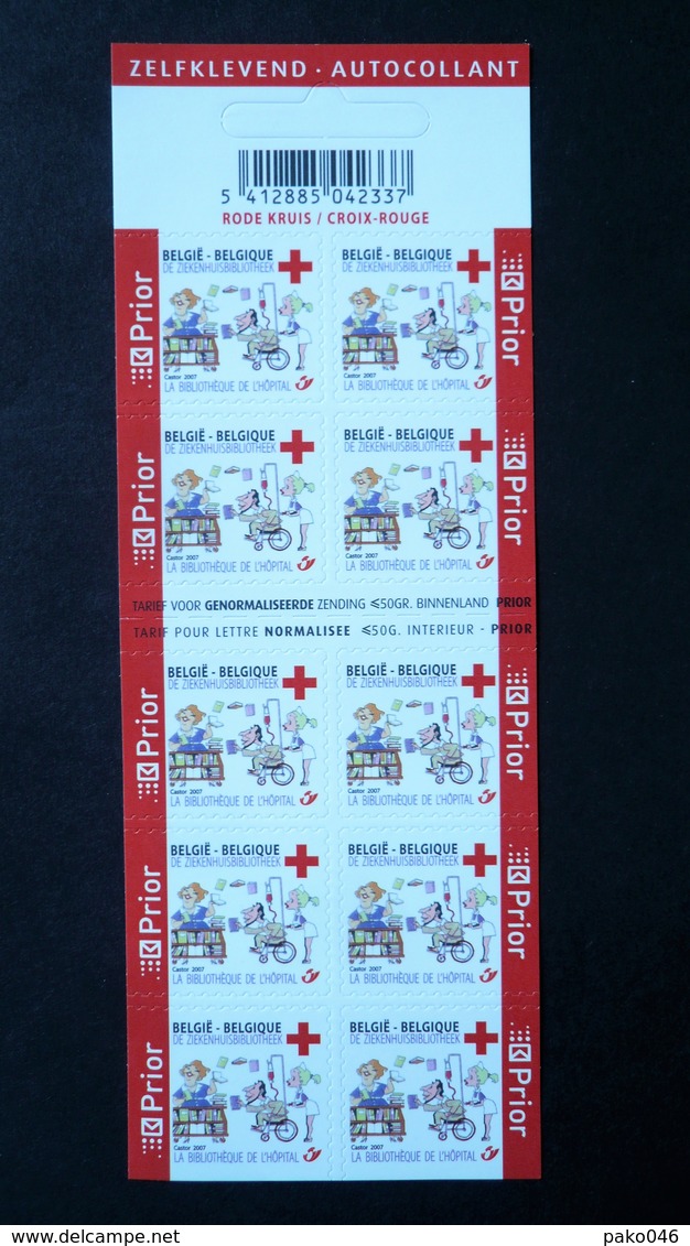 COB B74** Neuf – 2007 - ( COB 3622) - Carnet De Timbres-poste – Croix-Rouge - Non Classés