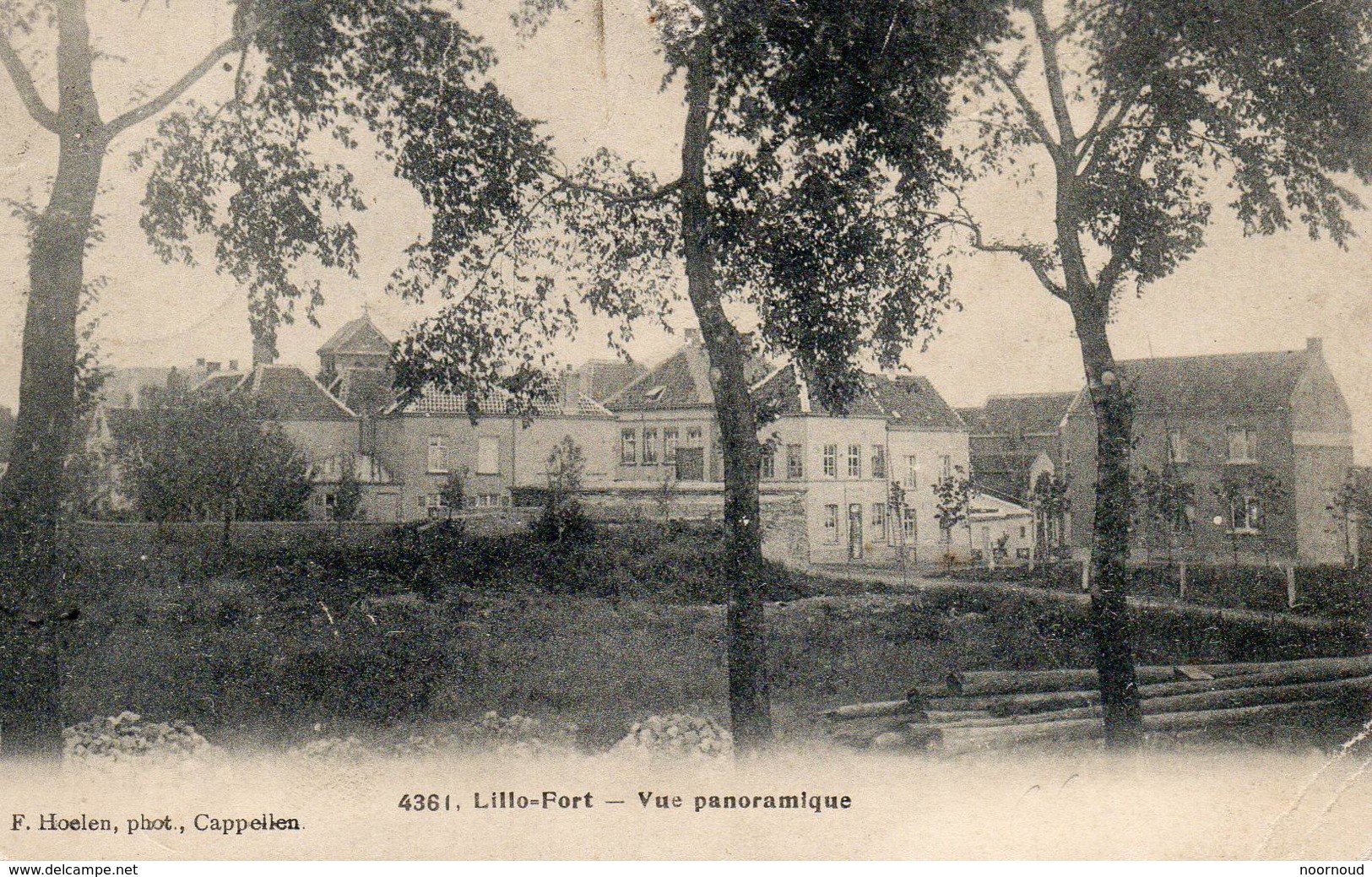 Antwerpen Lillo  Fort  Hoelen 4361  Verstuurd  1918 Zegel Bezetting - Antwerpen