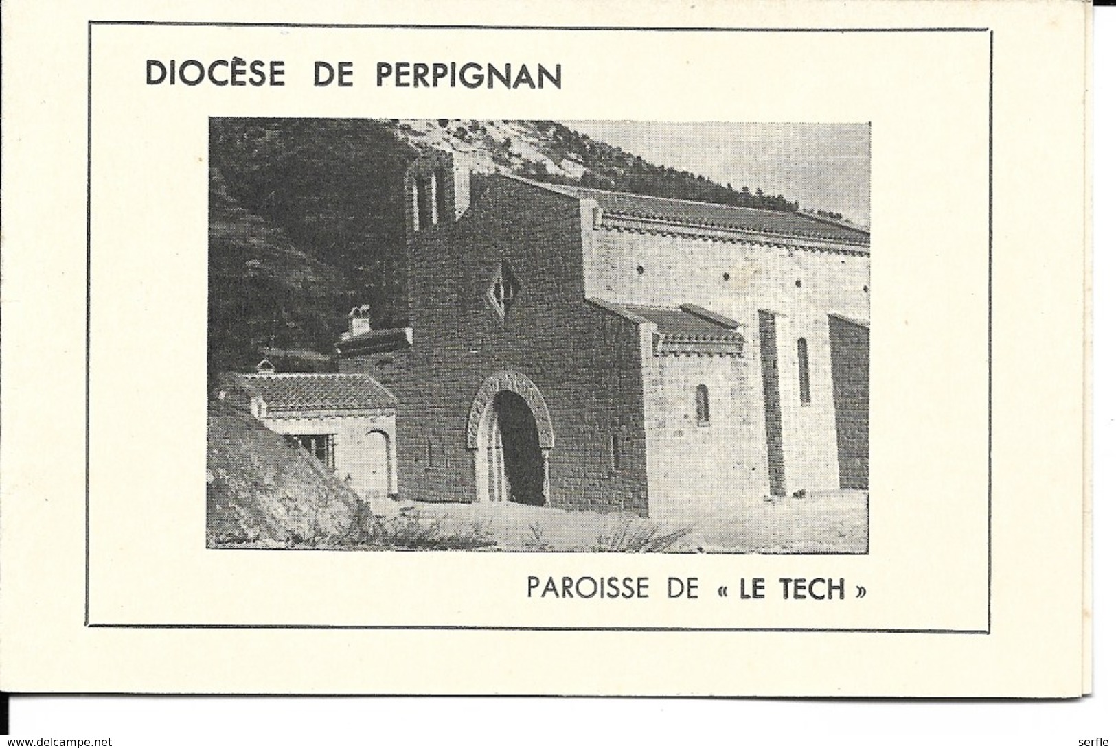 66 - Perpignan - Paroisse De "Le Tech" - Baptême De 2 Cloches (carte Double) - Perpignan