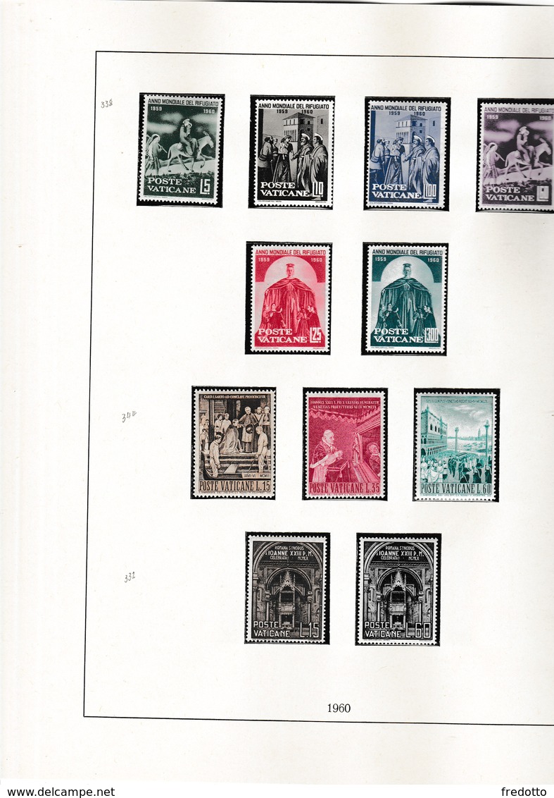 Vatikan,umfangreicher Posten,postfrischer Marken,schöne Grundstock-Sammlung. - Collections