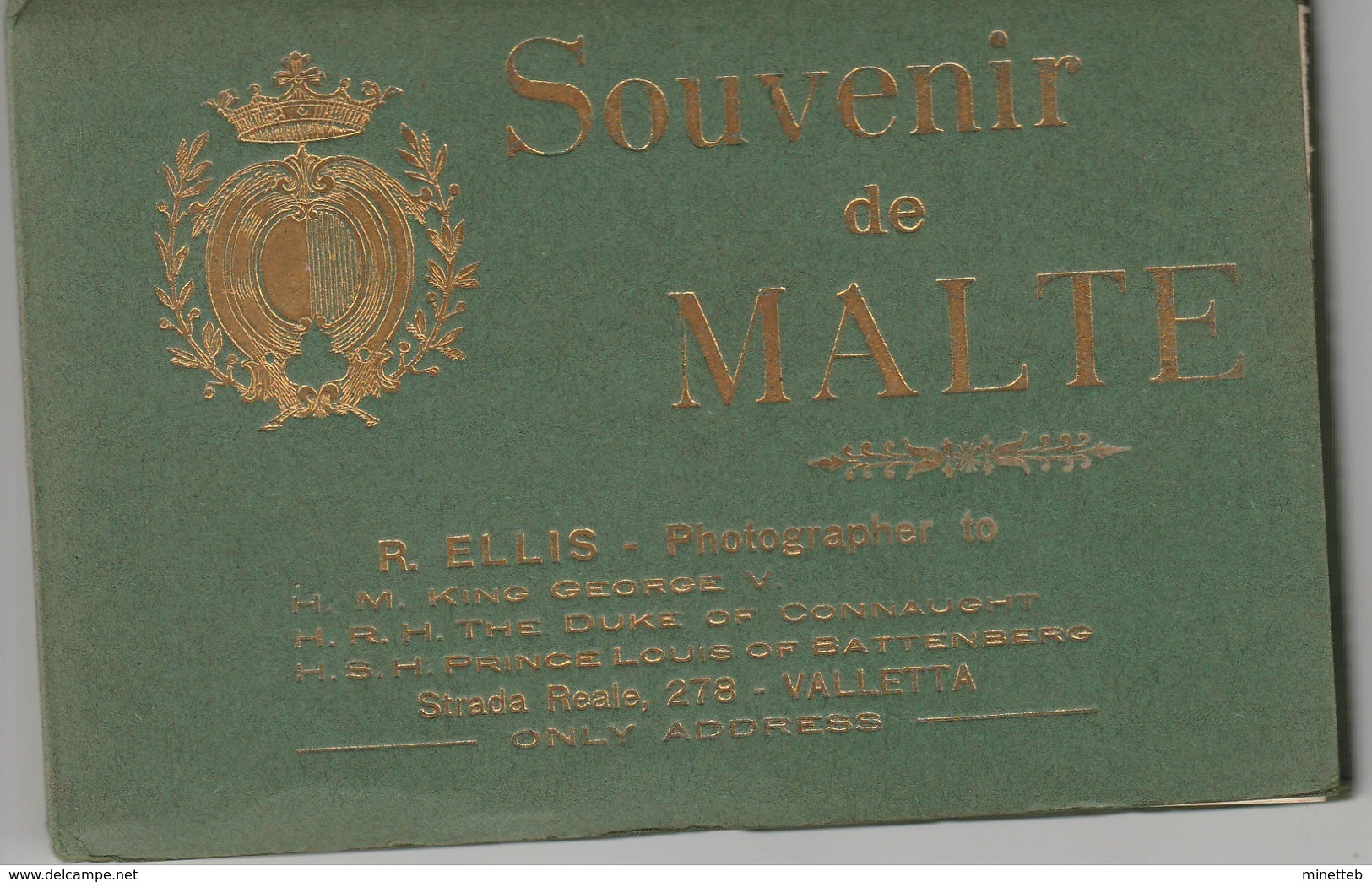 Malte   Rare ! Carnet De 12 Vue Format Carte Postale Dont 3 Panoramiques Photographe:REllis - Malte