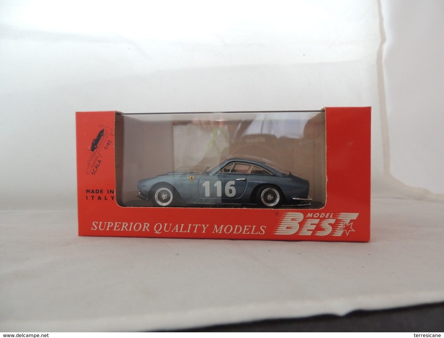 FERRARI 250 GTL NR. 116 TARGA FLORIO 1965 BEST 9129 NUOVA IN BOX - Best Model