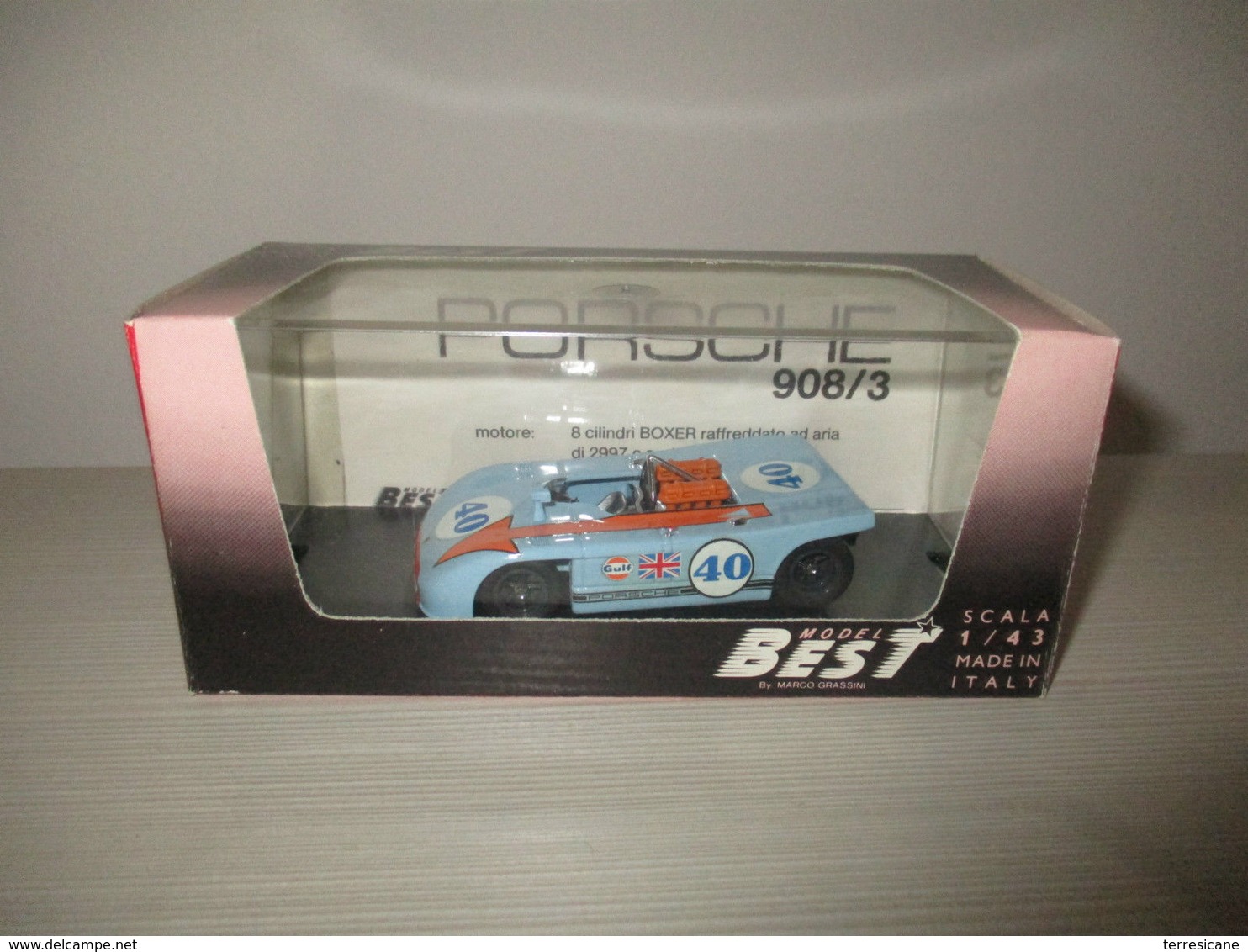 PORSCHE 908/3 NR. 40 TARGA FLORIO 1970 BEST 9033 NUOVA IN BOX - Best Model