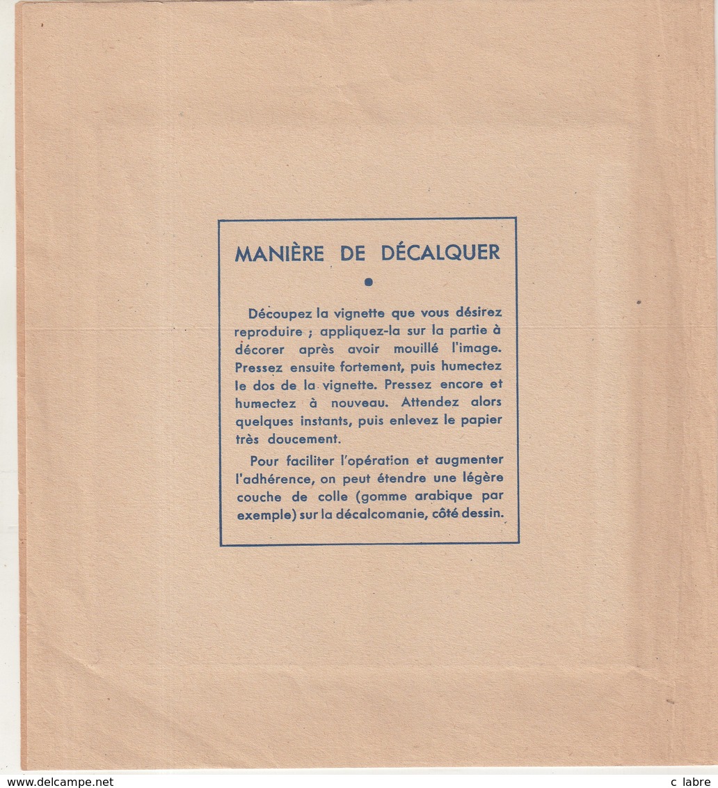 AVIATION : FRANCE . LES DECALCOMANIES DES MERVEILLES MODERNES . - Aufkleber