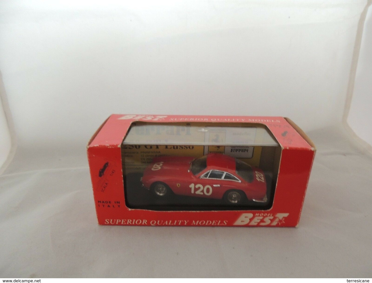 FERRARI 250 GTL NR. 120 TARGA FLORIO 1964 BEST 9078 NUOVA IN BOX - Best Model