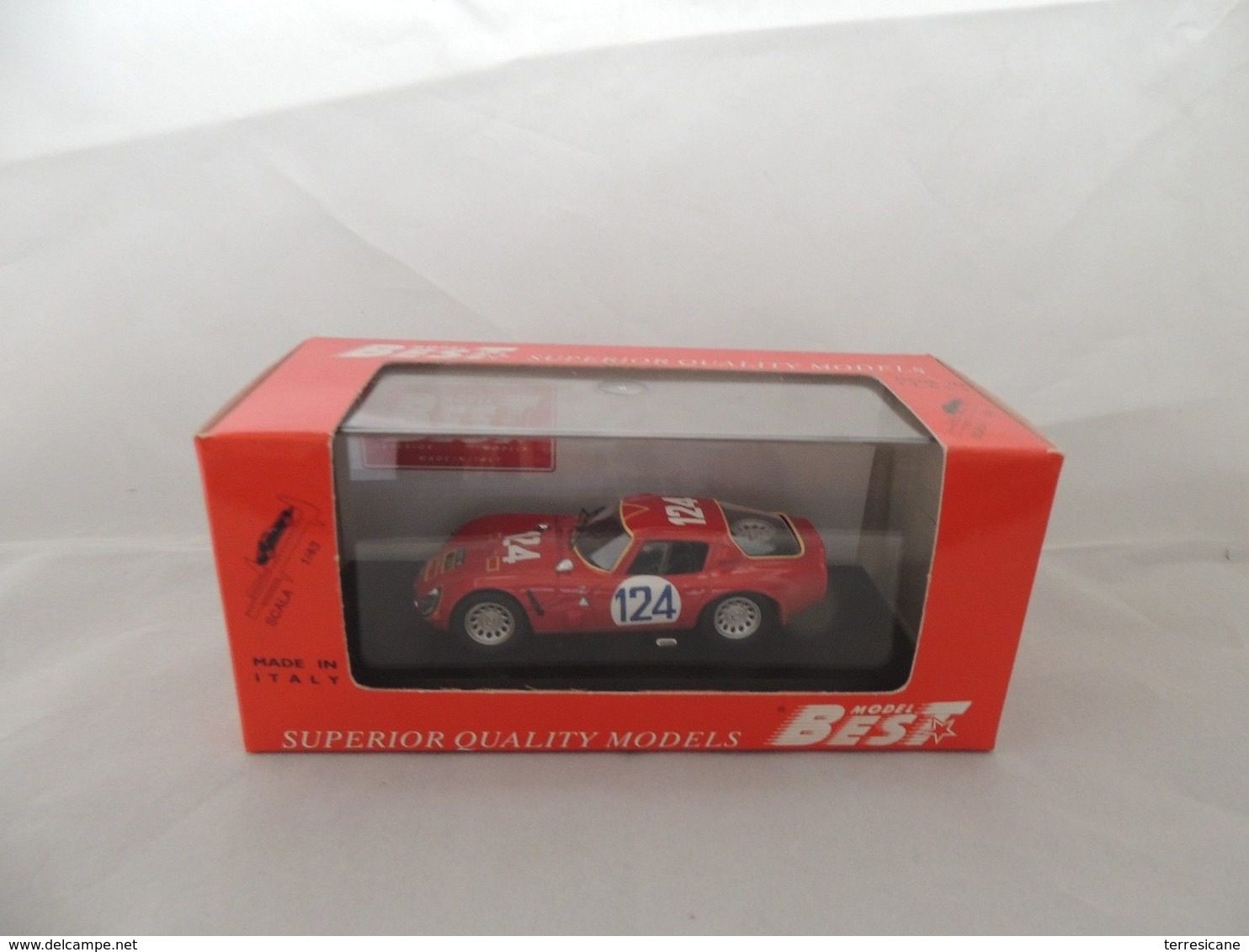 ALFA ROMEO TZ2 NR. 124 TARGA FLORIO 1967 BEST 9239 NUOVA IN BOX - Best Model