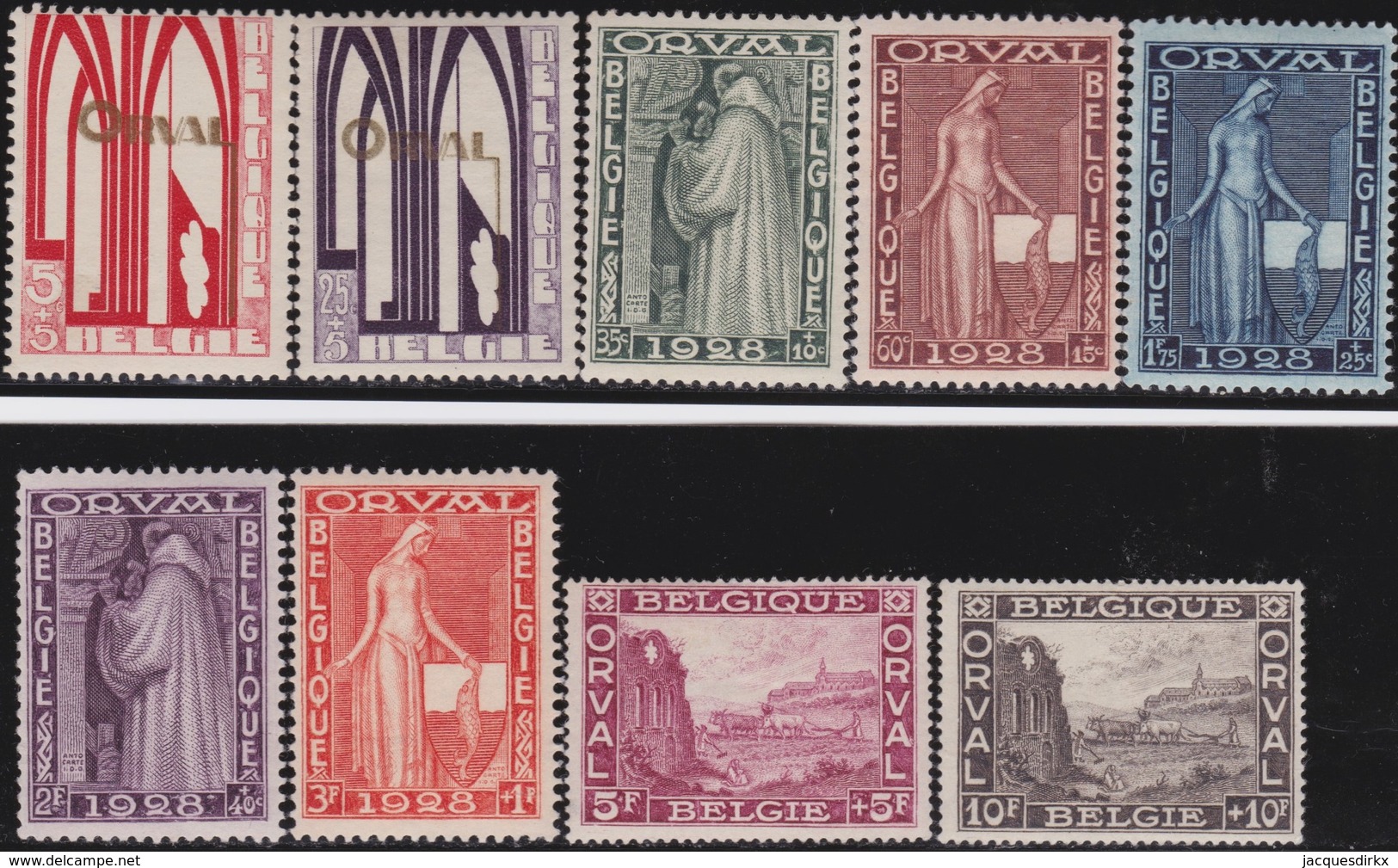 Belgie    .    OBP   .    258/266     .       **   .   Postfris    .  / .    Neuf SANS  Charniere - Neufs