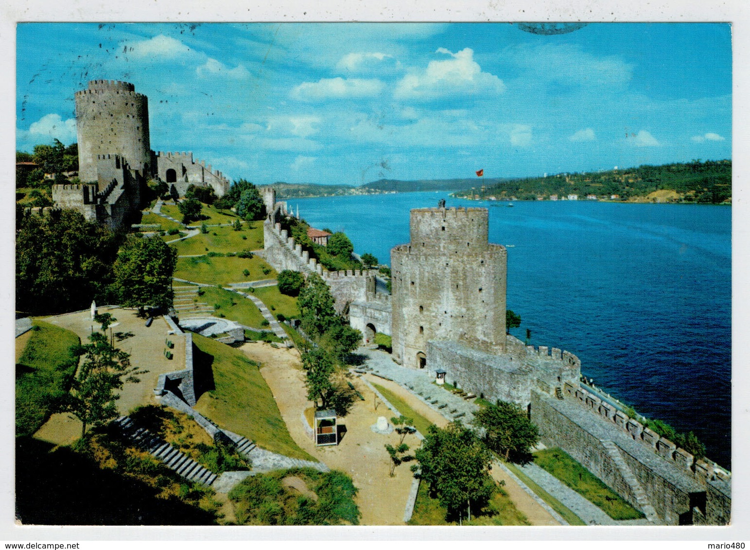 ISTAMBUL   RUMELIHISARI  ON THE EUROPEAN COAST OF BOSPHORUS  FORTRESSE  DE RUMELIHISARI               (VIAGGIATA) - Turchia