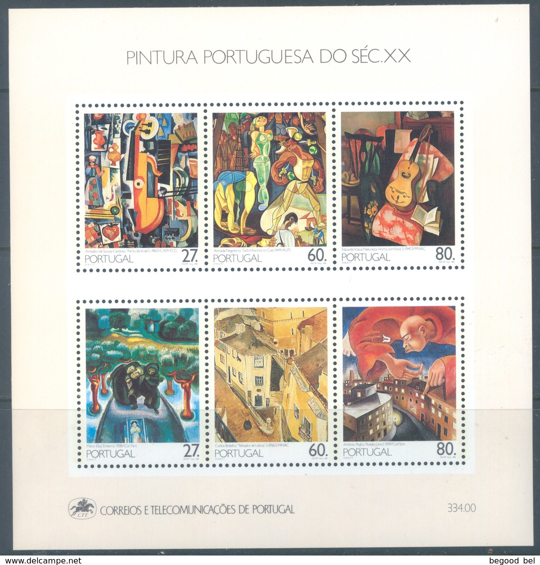 PORTUGAL - 1988 - MNH/*** LUXE - YEAR COMPLETE - Mi 1739-1771 BLOCK 57-62 Yv 1716-1749 - BLOC 58-63 - Lot 19422 - Années Complètes