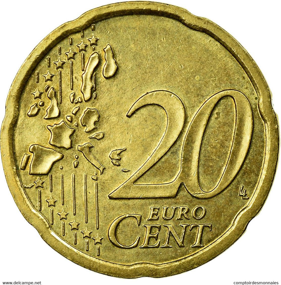 Autriche, 20 Euro Cent, 2002, TTB, Laiton, KM:3086 - Autriche