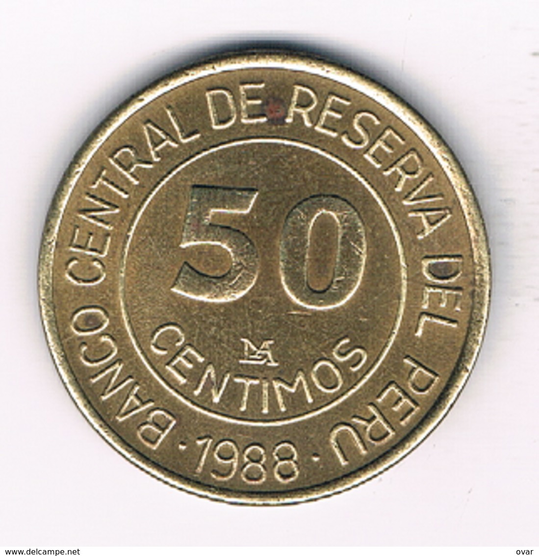 50 CENTIMOS 1988 PERU /3255/ - Perú