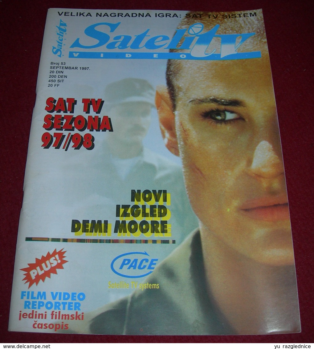 Demi Moore  SATELIT TV Serbian September 1997 - Magazines