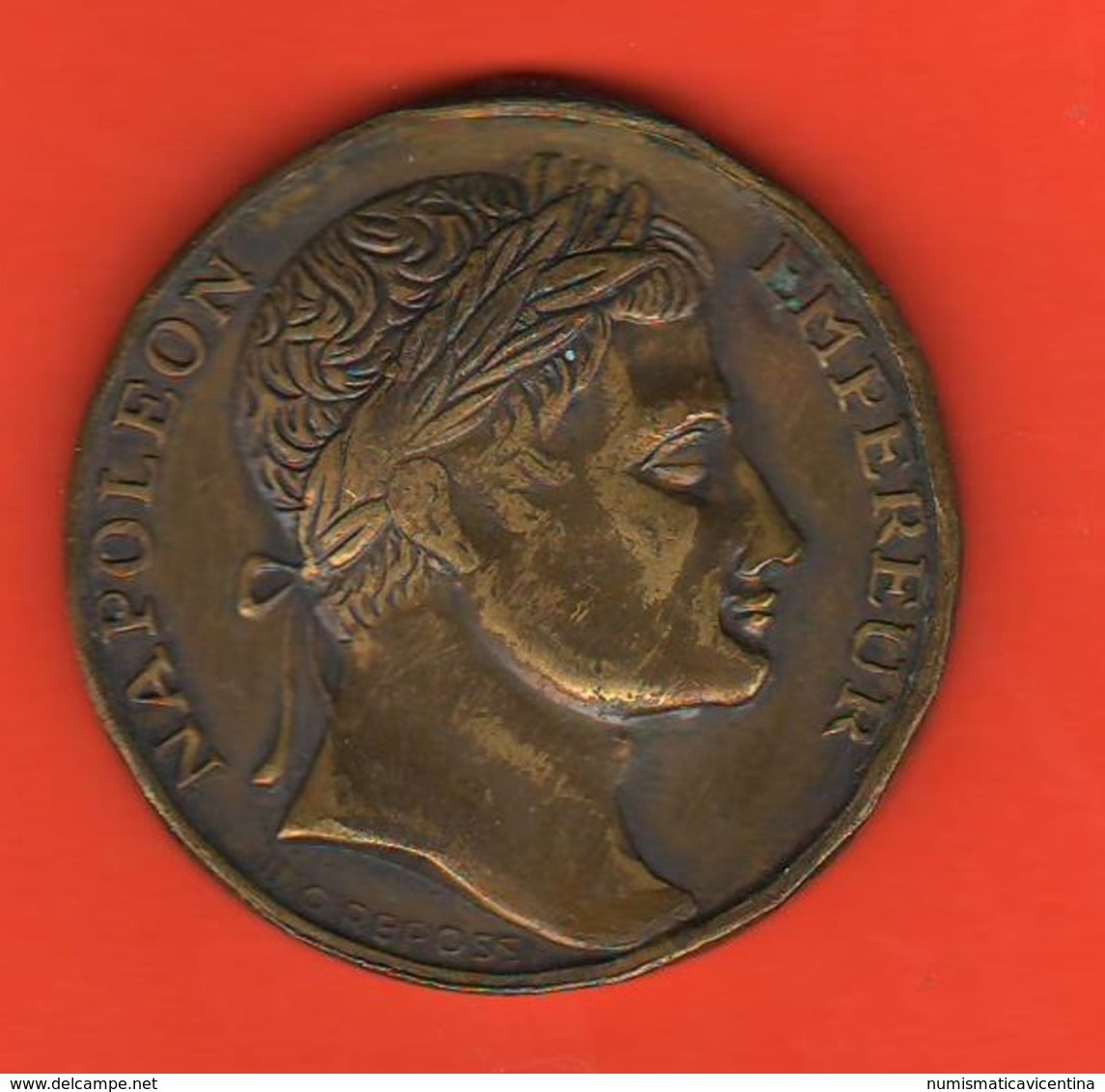 Napoleone Imperatore Napolèon I° Medaille Medaglia 1805 Roi D'Italie Corona Ferrea - Monarchia/ Nobiltà
