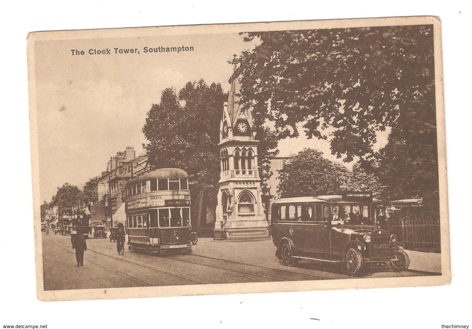 SOUTHAMPTON TRAM 18 SINGLE DECKER MR7958 NOT A REPRODUCTION - Southampton