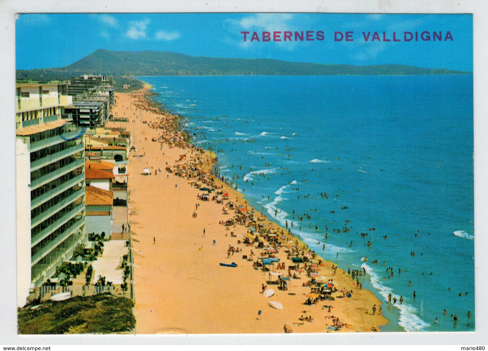 TABERNES  DE  VALLDIGNA     PANORAMICA  DE  LA  PLAYA                 (VIAGGIATA) - Altri & Non Classificati