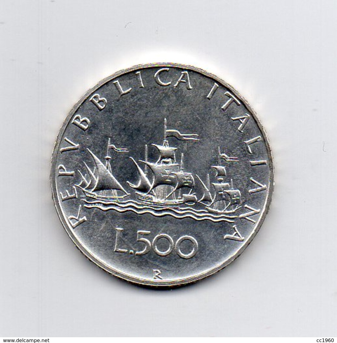 ITALIA - 1980 - 500 Lire "Caravelle" - Argento 835 - Peso 11 Grammi - (MW2174) - 500 Lire