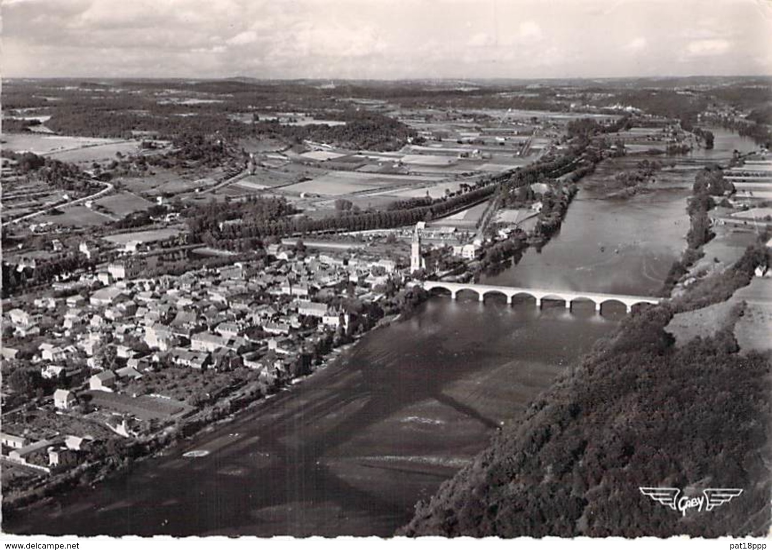 24 - LALINDE : Vue D'ensemble - CPSM Dentelée Noir Blanc Grand Format - Dordogne - Autres & Non Classés