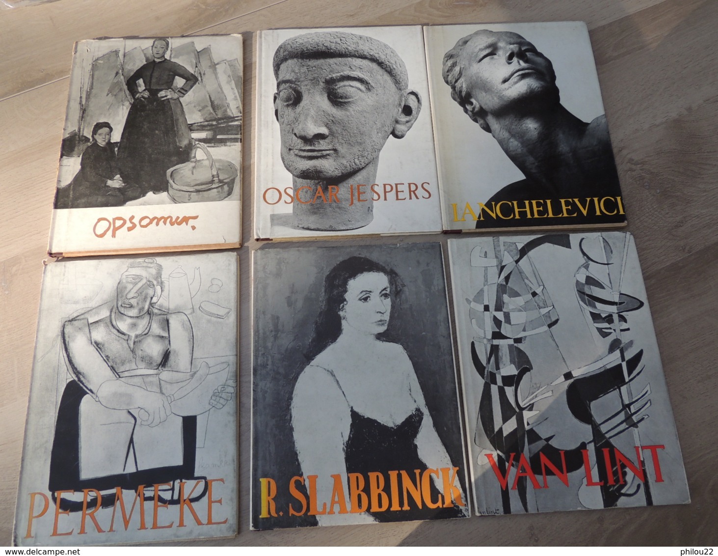 MONOGRAPHIES DE L'ART BELGE - 17 VOLUMES - EDITIONS ELSEVIER VERS 1950-1965 - Lots De Plusieurs Livres