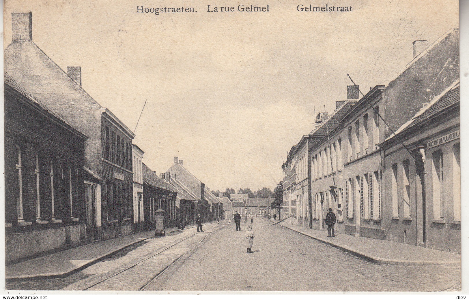 Hoogstraten - Hoogstraeten - Gelmel Straat - Geanimeerd - 1911 - Phototypie L. Collin, Brussel - Hoogstraten