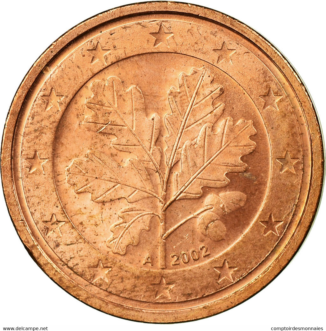 République Fédérale Allemande, 2 Euro Cent, 2002, TTB, Copper Plated Steel - Allemagne