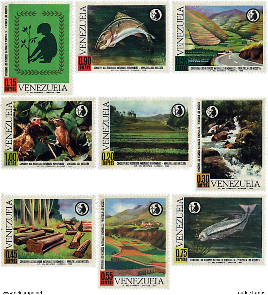 Ref. 63510 * NEW *  - VENEZUELA . 1968. PRESERVATION OF NATURE. CONSERVACION DE LA NATURALEZA - Venezuela