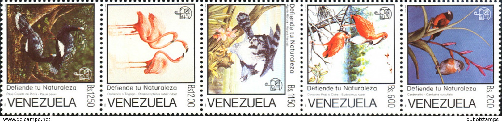 Ref. 138829 * NEW *  - VENEZUELA . 1988. BIRDS. AVES - Venezuela