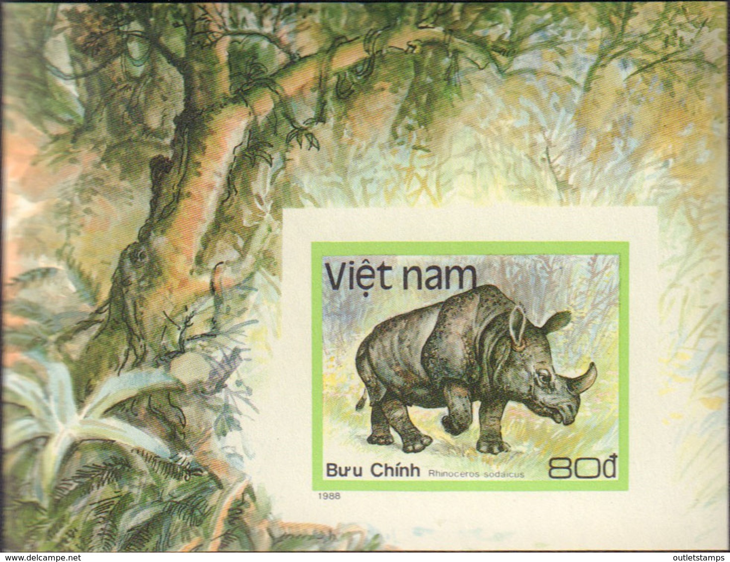 Ref. 598064 * NEW *  - VIET NAM . 1988. MAMMALS. MAMIFEROS - Vietnam