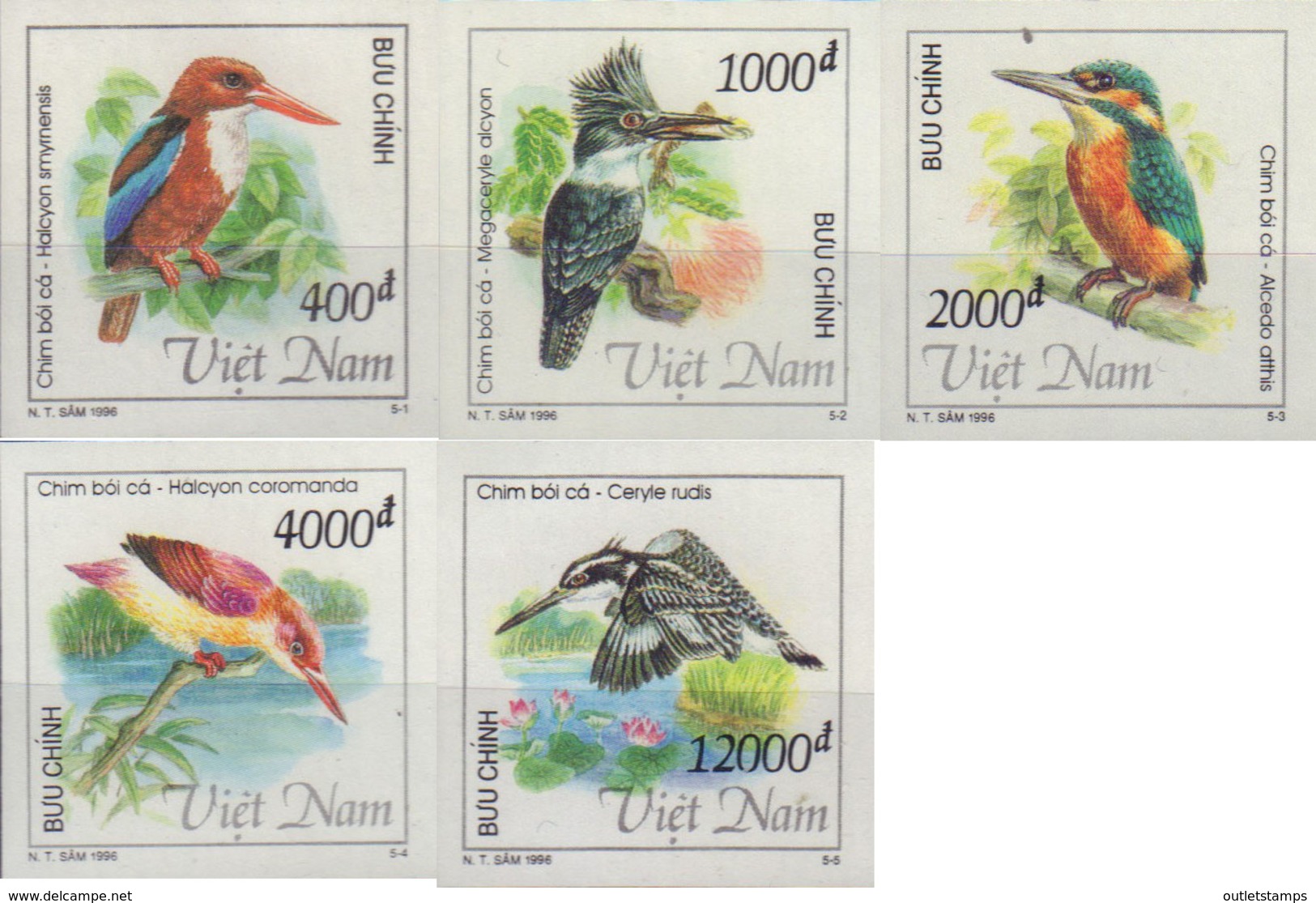 Ref. 597803 * NEW *  - VIET NAM . 1996. BIRDS. AVES - Vietnam