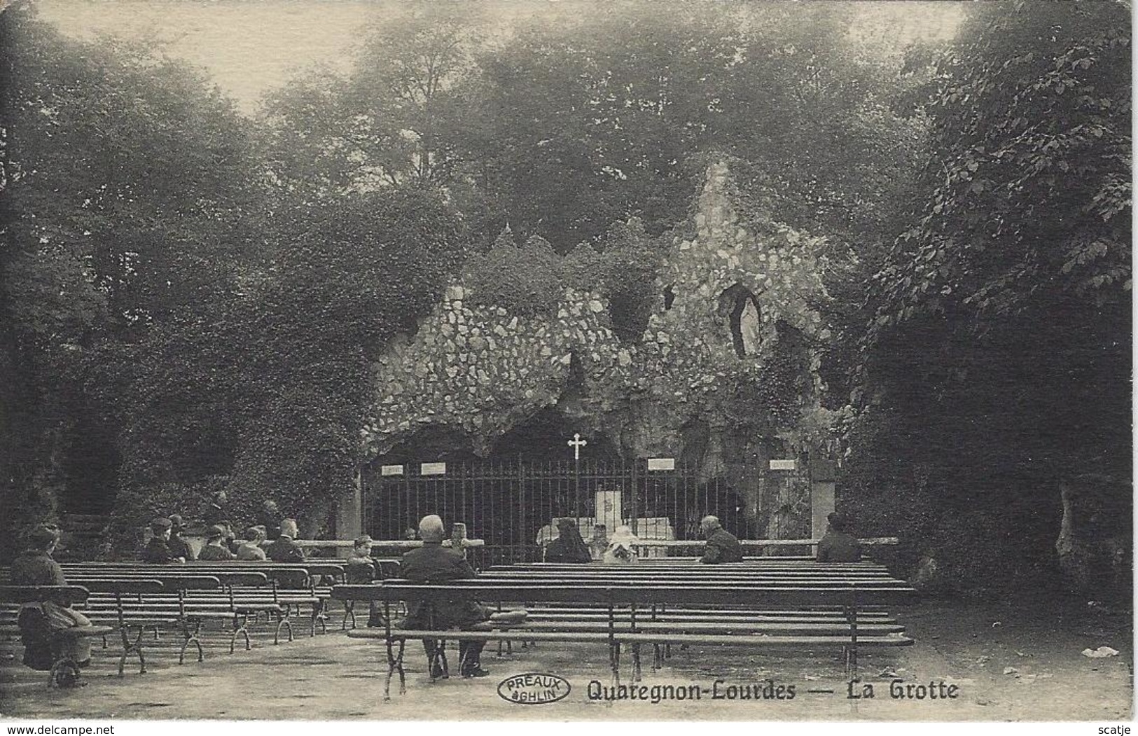 Quaregnon-Lourdes   -   La Grotte.   -   Reklame Kaart! - Quaregnon