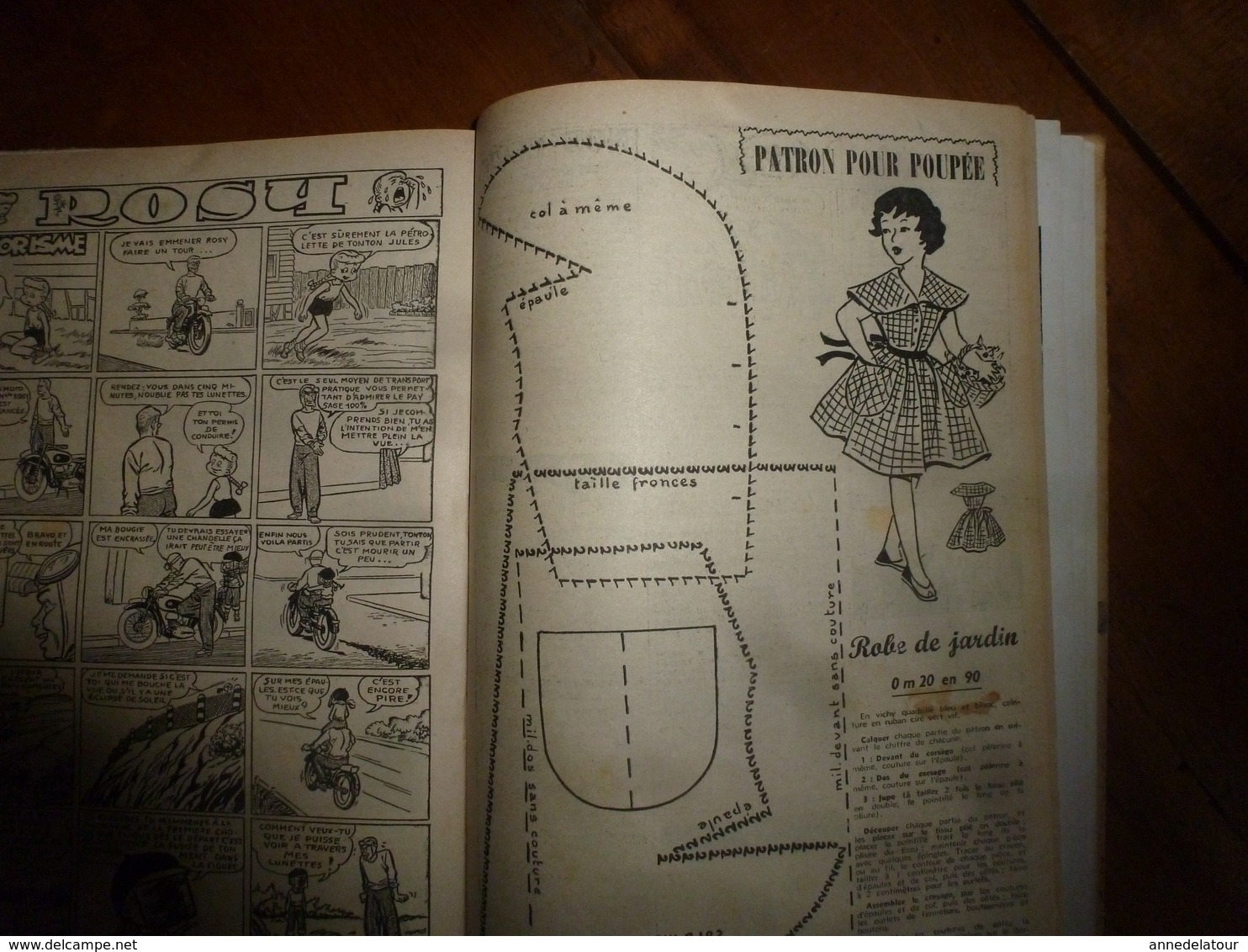 Année 1954  (N°  20 - 21 - 22 - 23)  de MIREILLE le magazine illustré de la fillette moderne